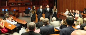 Students in the 2016 NIBS Case Competition finals