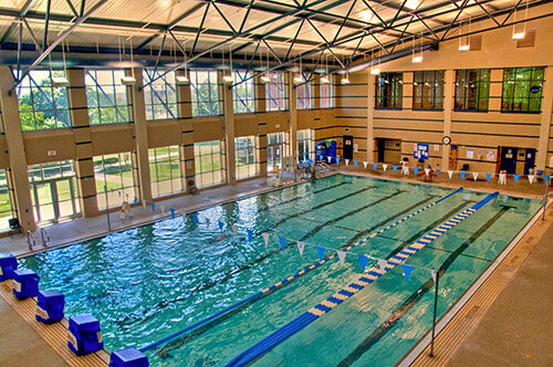 Indoor pool at St. Mary's University