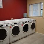 Coin-operated laundry room in Cremer Hall