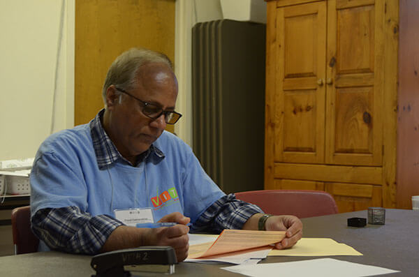 Prasad Padmanabhan, Ph.D., volunteers for the VITA program.