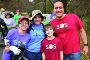 Samandi volunteering with SOS students