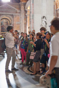 The SOS group tours the Vatican during a trip to Italy and Greece