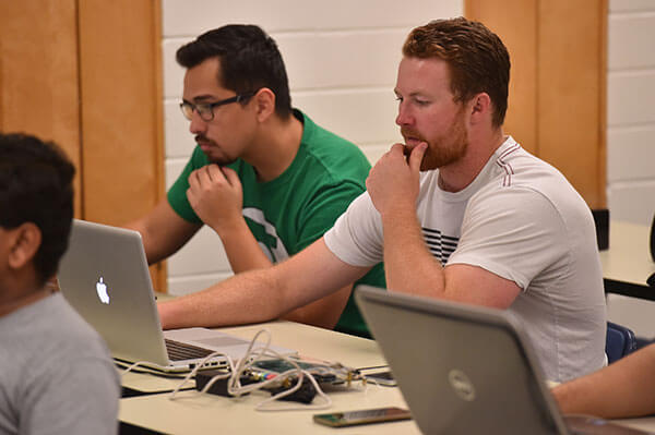 Software Engineering students in class.