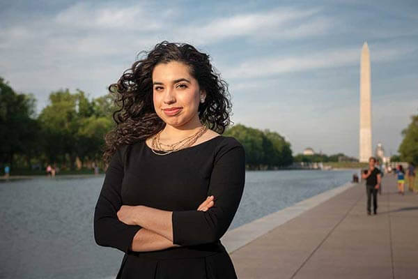 Erika Rendon, on the National Mall