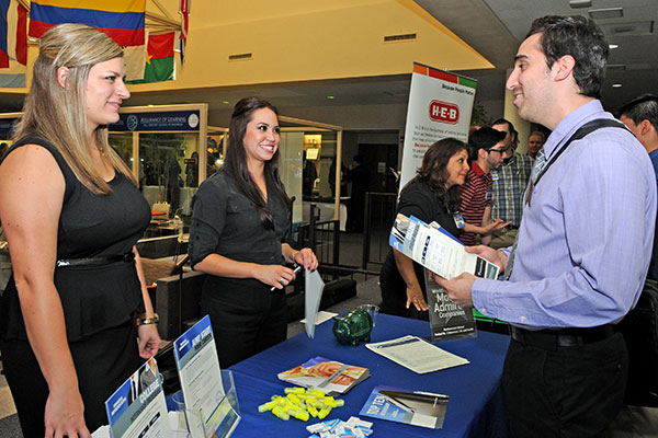 Students participating in the RMI Career Fair