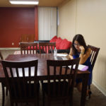 Study lounge in Lourdes Hall