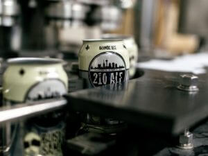 Cans of 210 Ale