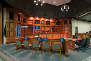 St. Mary's University School of Law courtroom