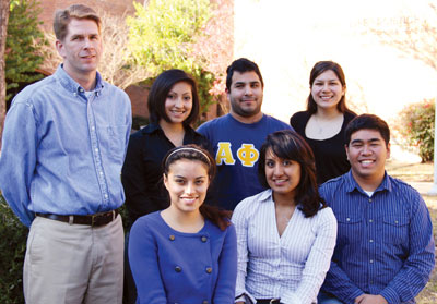 Timothy Raabe, Ph.D., with the Spring 2011 MARC students