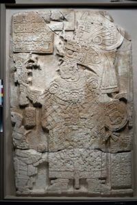 The stone carving Navarro-Farr unearthed