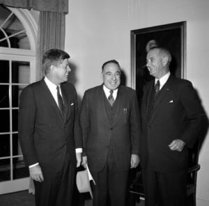 Henry B. Gonzalez with John F. Kennedy