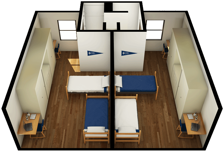 3D view of floor plan