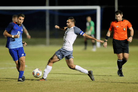 Botello scores a goal