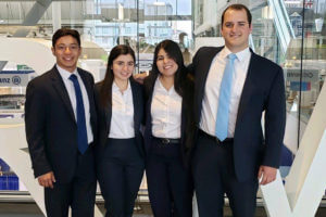 Greehey School of Business students take second place at Spencer-RIMS competition