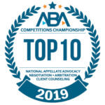Top 10 2019 badge american bar association