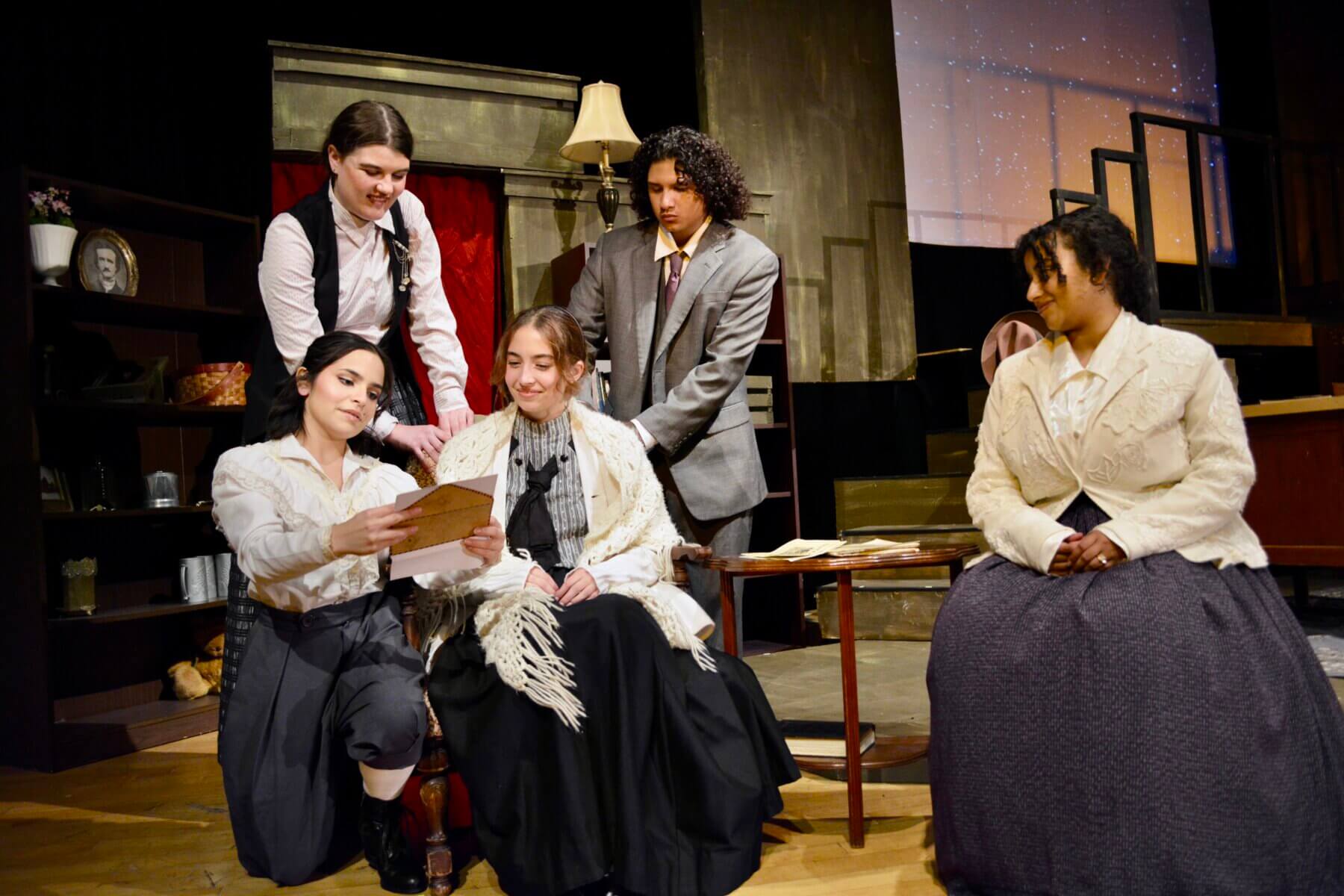 St. Mary's theatre arts students put on a production.