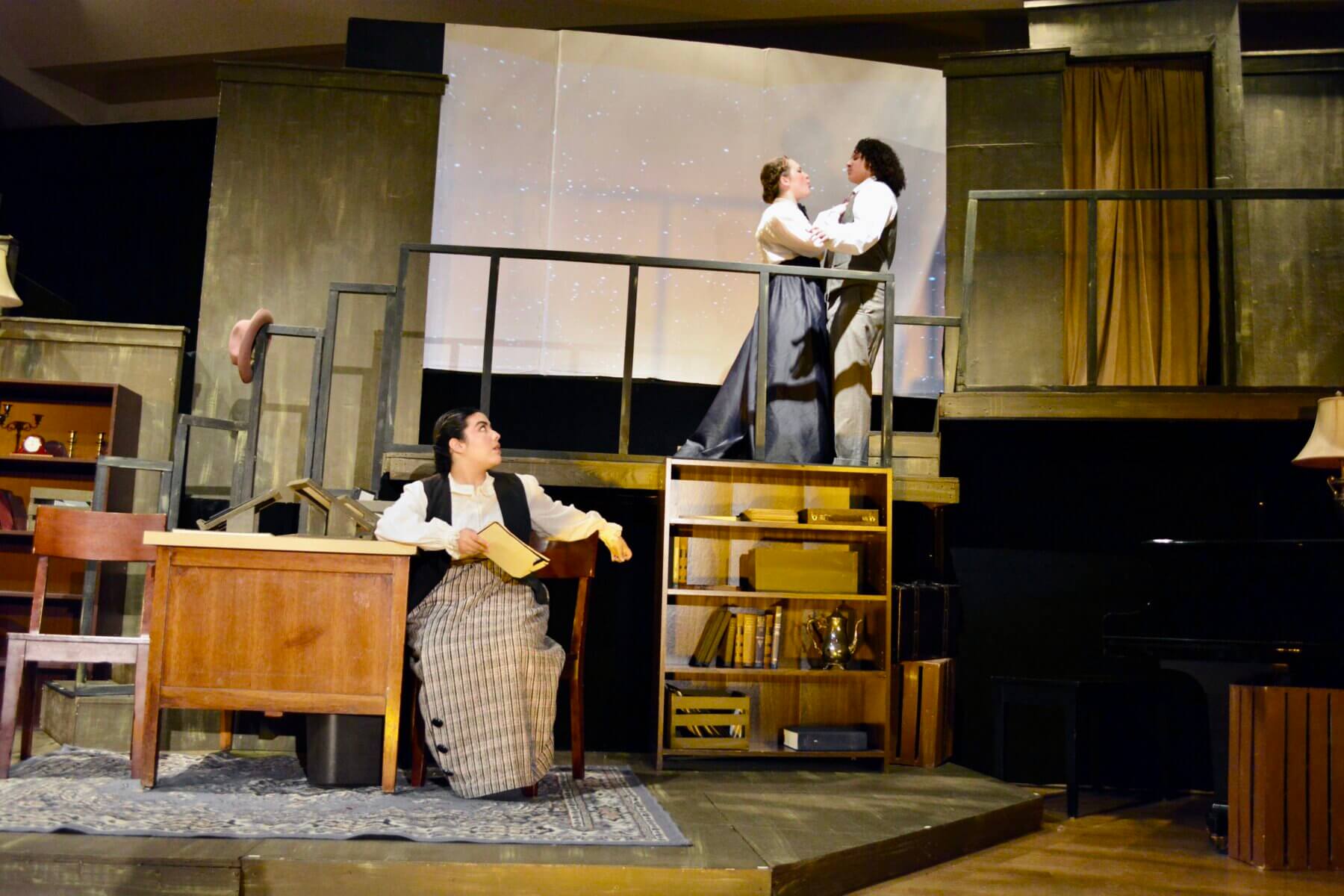 St. Mary's theatre arts students put on a production.