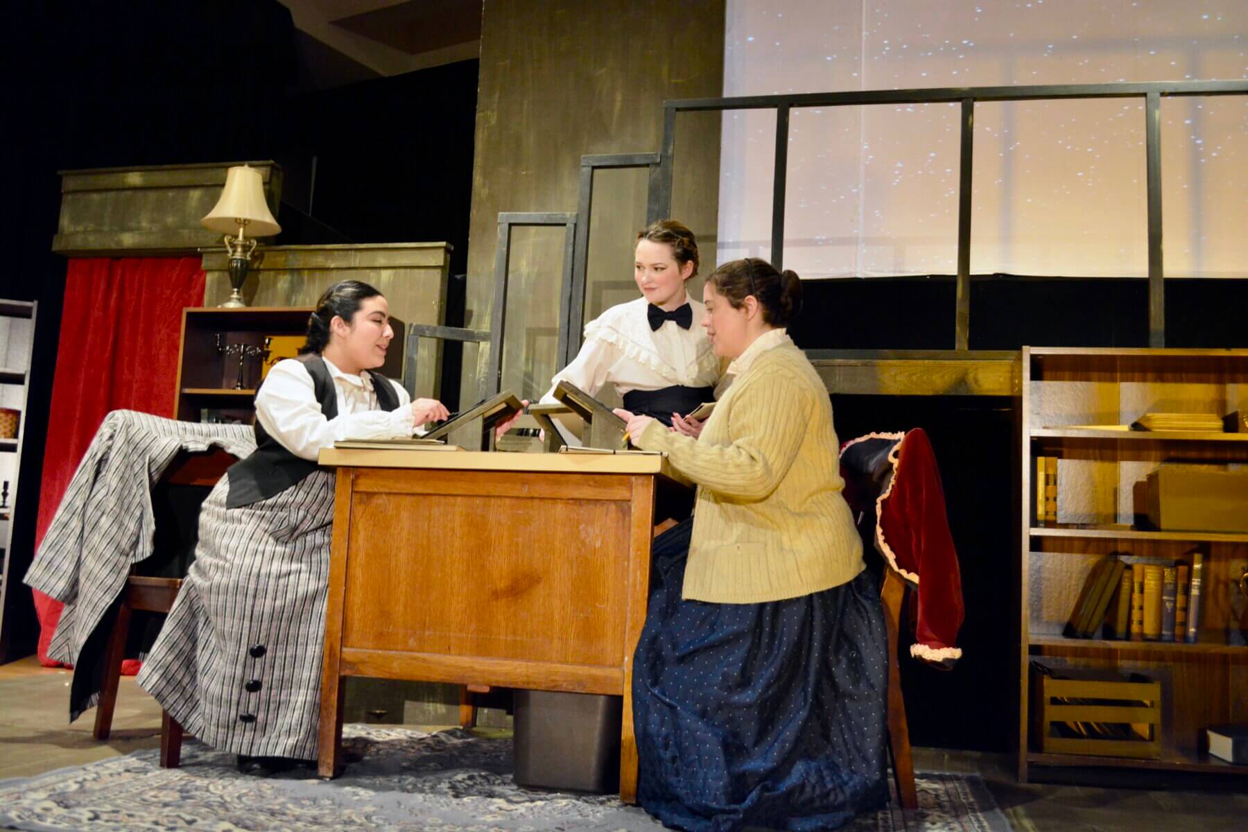 St. Mary's theatre arts students put on a production.