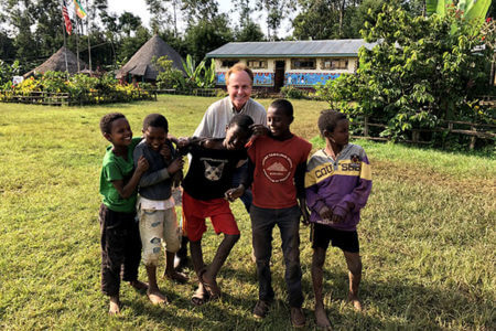 Professor Jeffrey Johnson, Ph.D., in Ethiopia