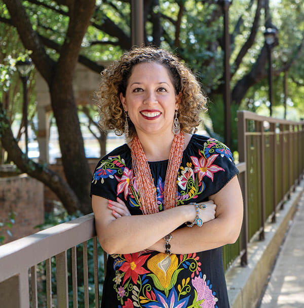 Margaret Cantu-Sanchez, Ph.D., outdoors