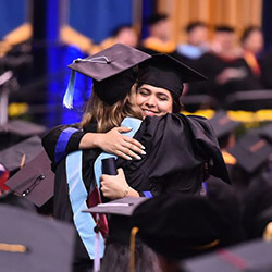 AMP/TRiO students at commencement