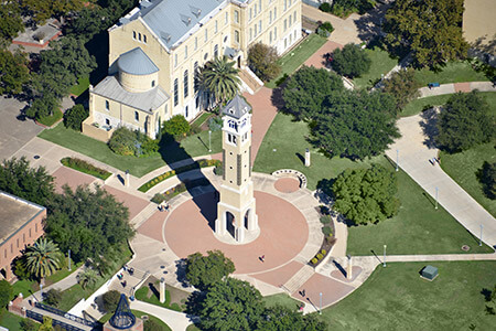 Bell tower from above