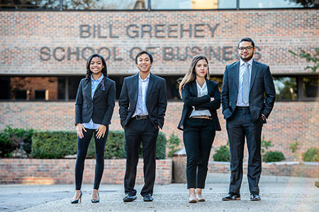 Greehey School of Business students