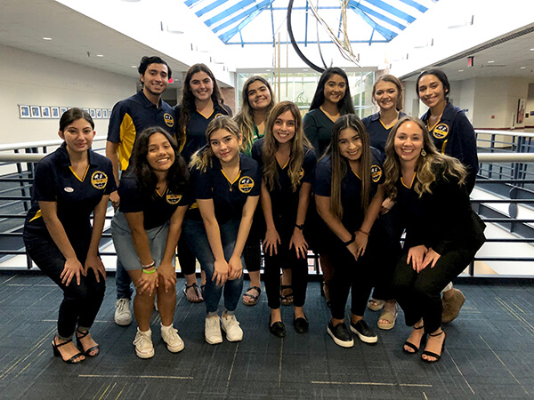 Student Government Association 2019-2020 poses