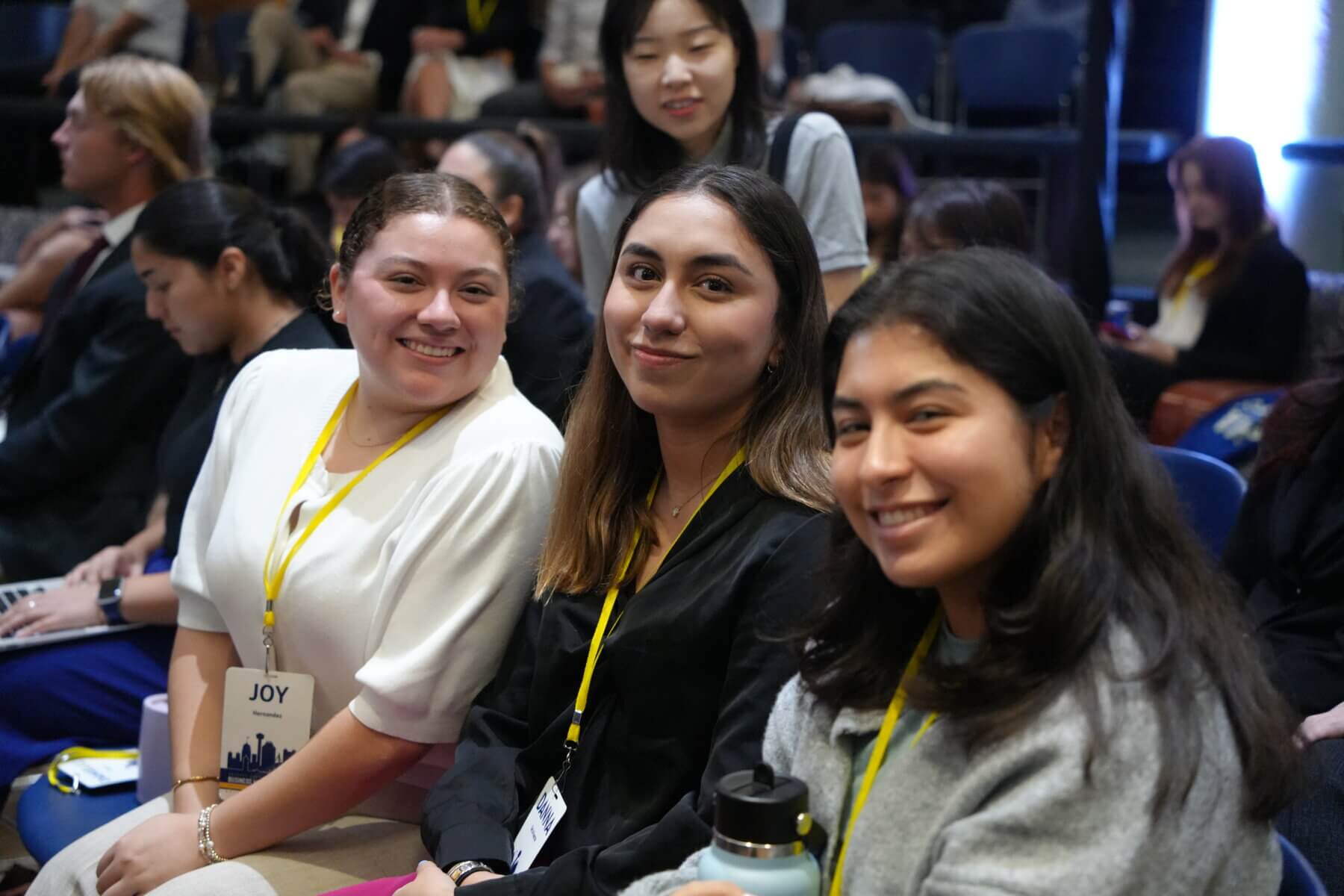 Students attend insightful lectures during Business Week.