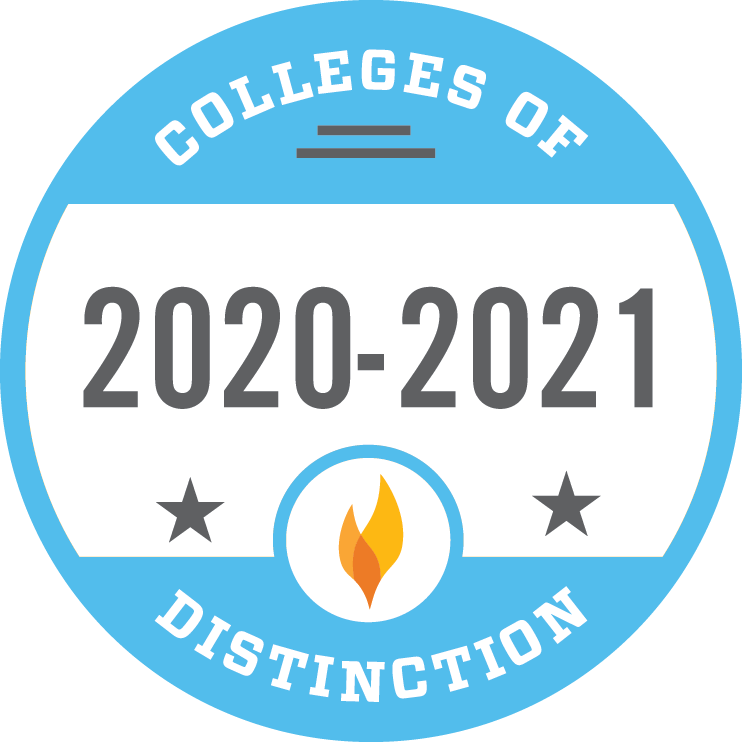 2020-2021 Colleges of Distinction badge