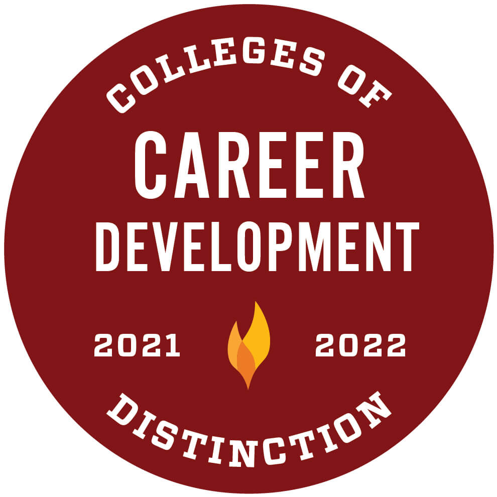 Colleges of Distinction Career Development badge