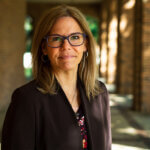 Jessica Uhlig poses for a picture on campus at St. Mary's University