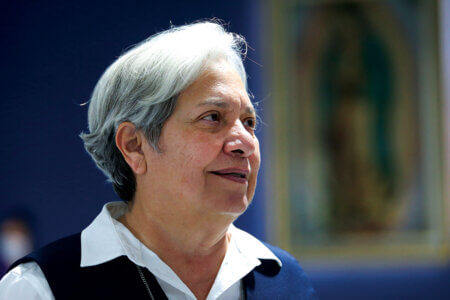 A close-up of Sister Norma Pimentel