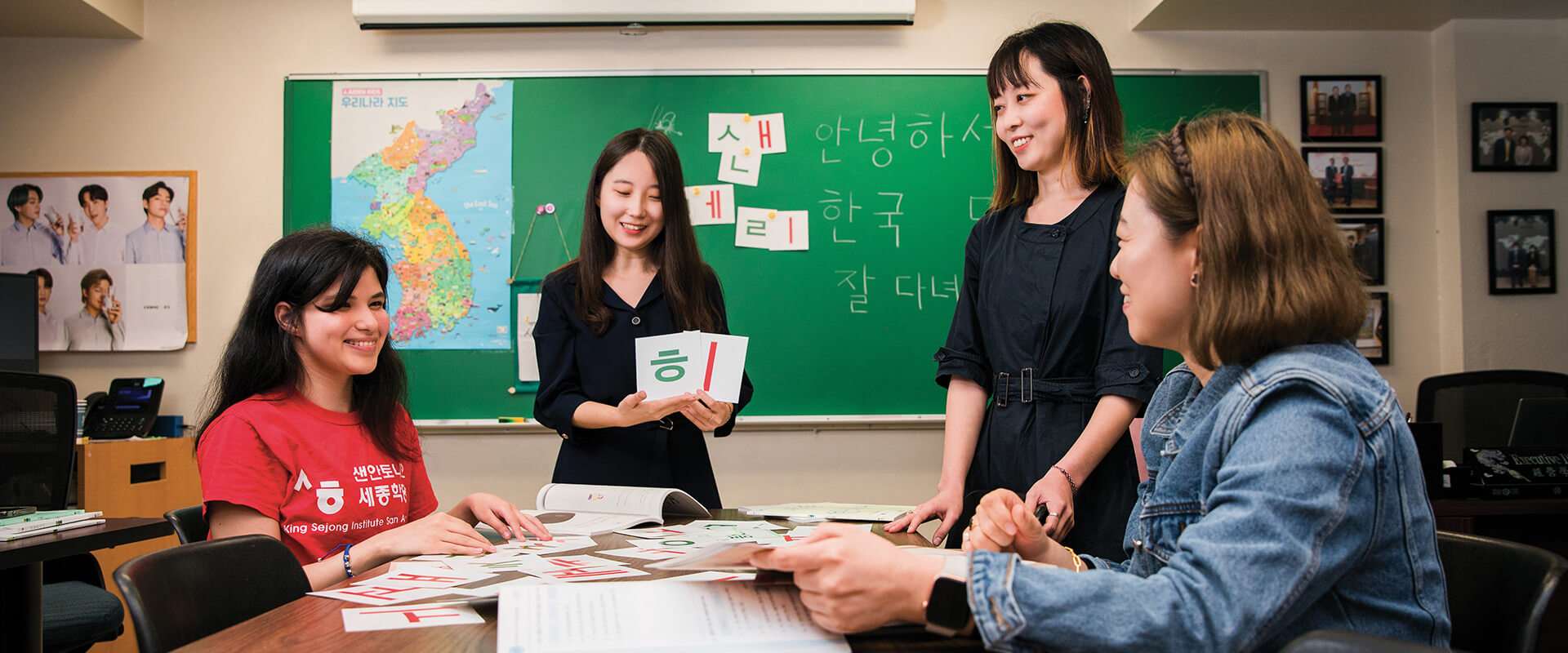 Housed in St. Louis Hall since 2020, the San Antonio King Sejong Institute helps St. Mary’s students earn credit by learning Korean and get inspired to study abroad.