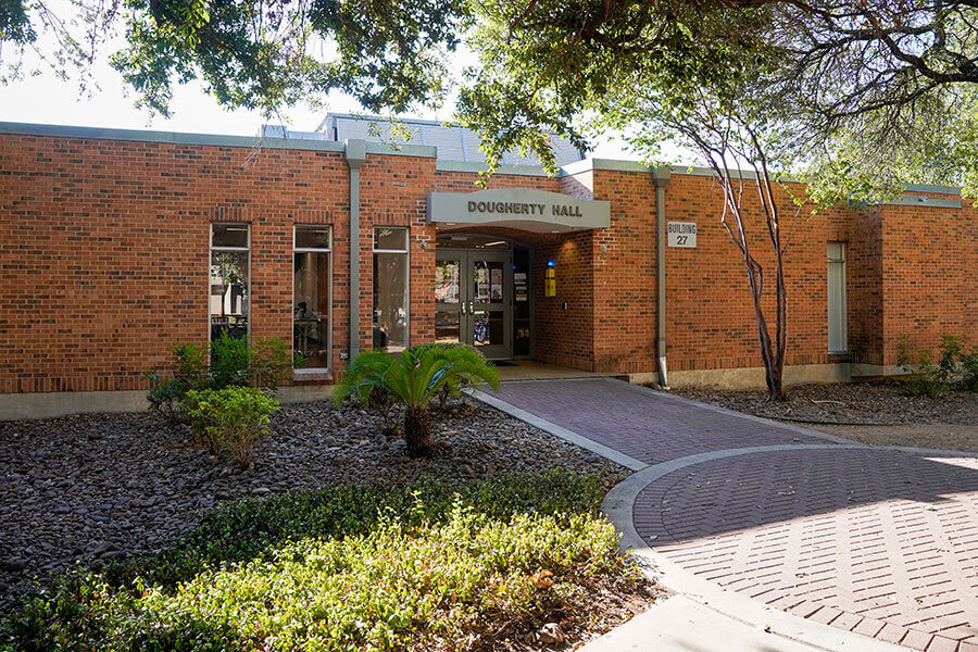 Exterior view of Dougherty Hall