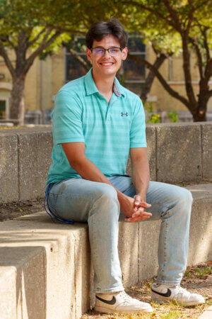 Sophomore Aidan Solonka hopes to get his bachelor’s degree in Criminology with a minor in Psychology.