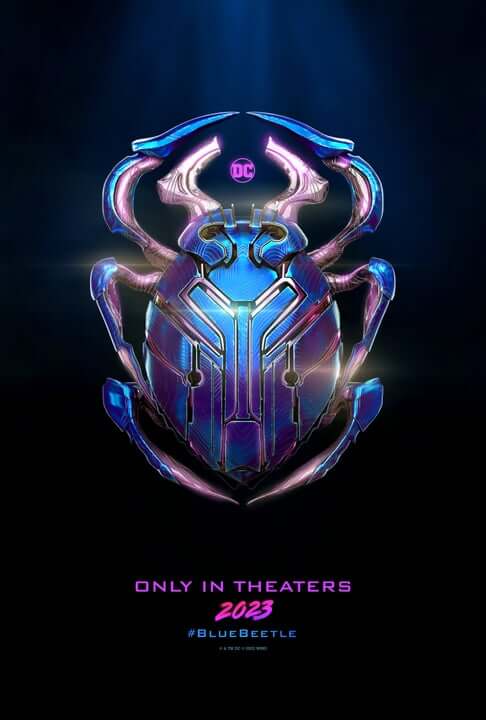 DC Blue Beetle movie poster