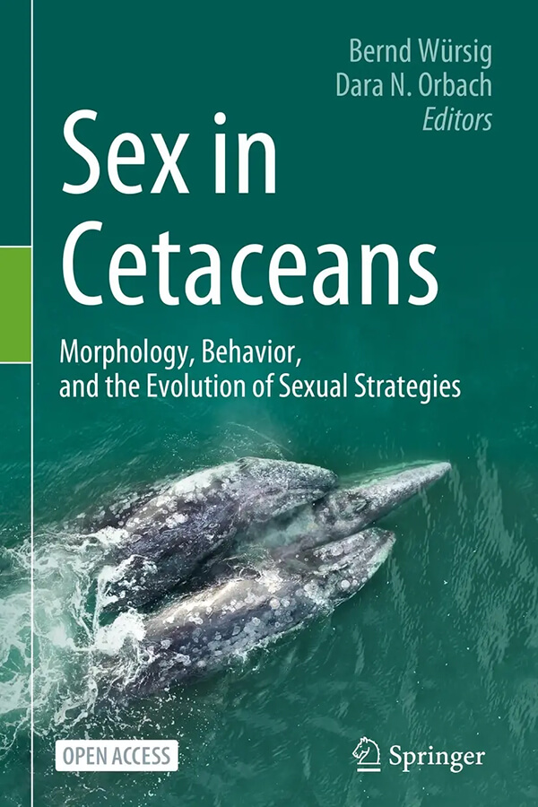 Cover image for "Sex in Cetaceans: Morphology, Behavior, and the Evolution of Sexual Strategies" by Bernd Wursig an Dara N. Orbach