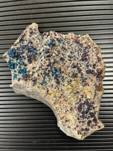 Close-up of Chalcopyrite with Dolomite and Bornite
