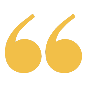 Quotation Mark in gold