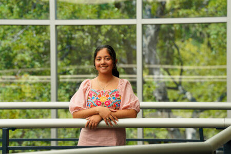 Esmeralda Lopez found a purpose of service at St. Mary's University.