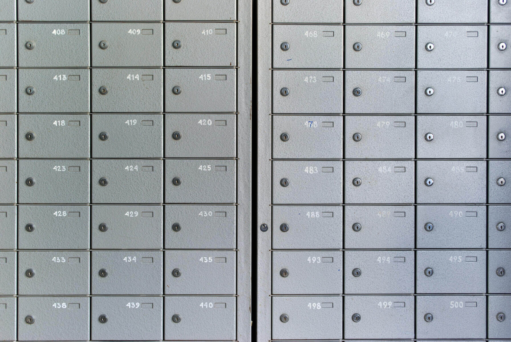 mailroom individual mailboxes