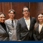 Caroline Villarreal (2L), Anthony “Kash” Maley (2L), Scott Lopez (3L) and Kendall Michaelis (2L) recently competed in the ABA National Negotiation Competition Finals in Chicago.