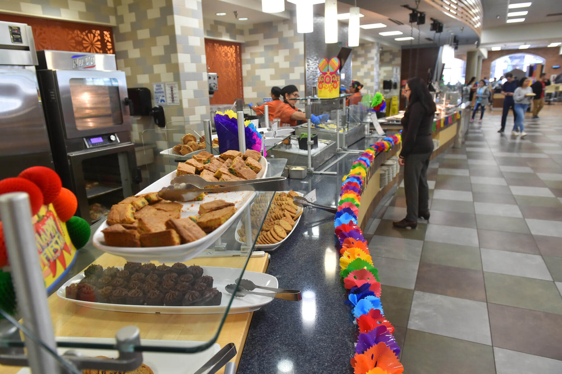 St. Mary's University Diamondback Café serves a wide variety of delicious meals