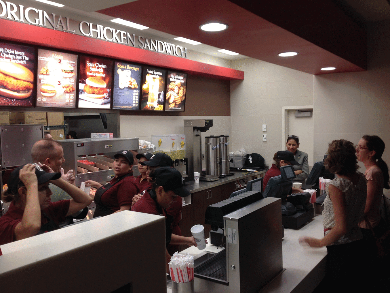 St. Mary's University Chick-fil-a located in the University Center 