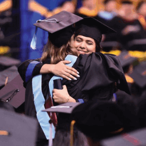 AMP/TRiO students at commencement