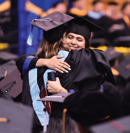 AMP/TRiO students at commencement