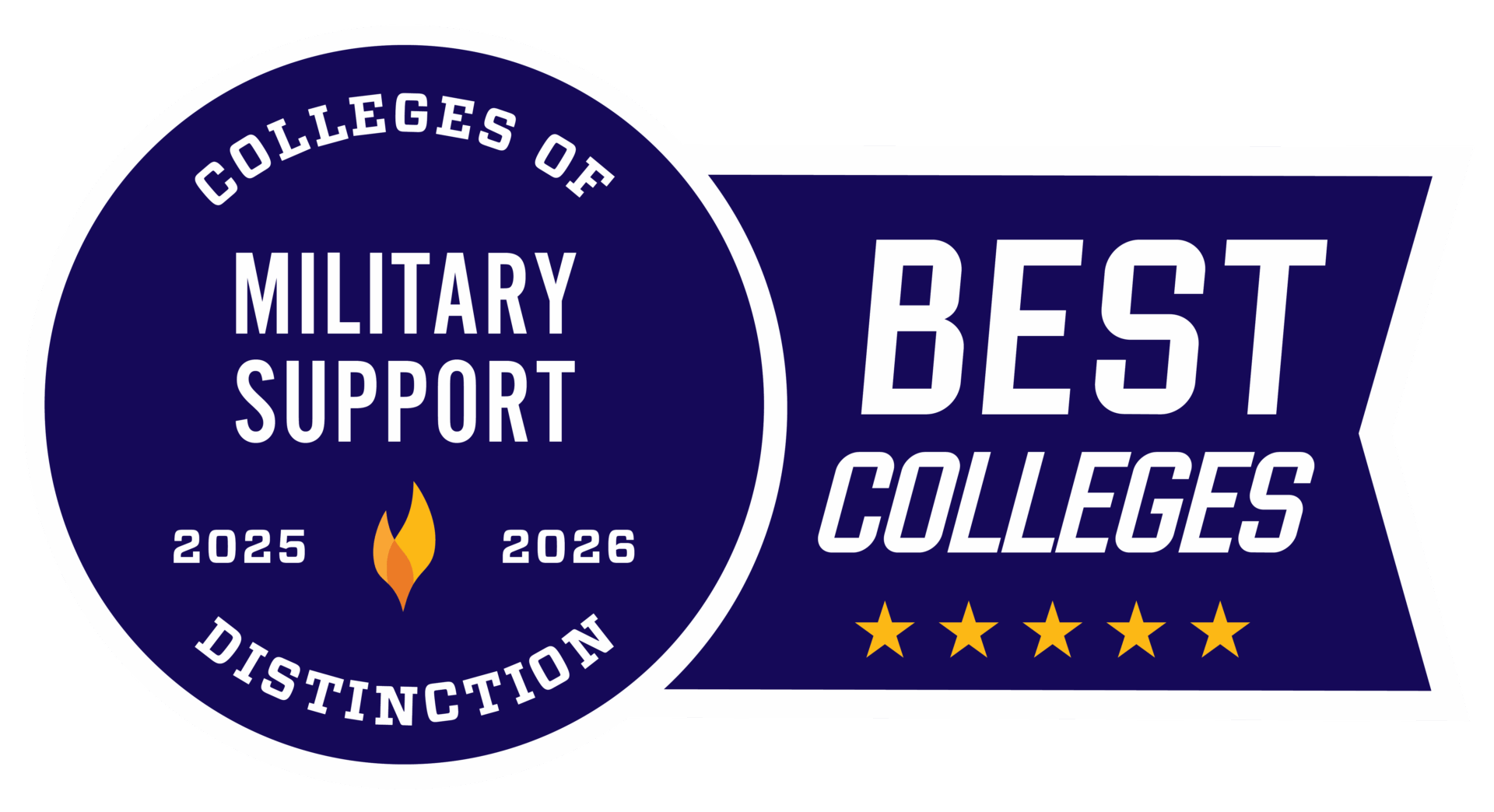 Best Colleges, Military Support Colleges of Distinction 2025- 2026