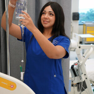 Paige Severson is the first student to officially enter 51’s University’s new Bachelor of Science in Nursing Program.