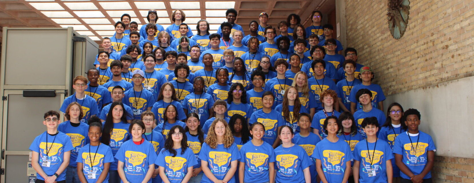 Summer Jazz Camp Group Photo.